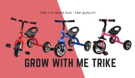 ToyDirect DELUXE GROW WITH ME KIDS TRIKE